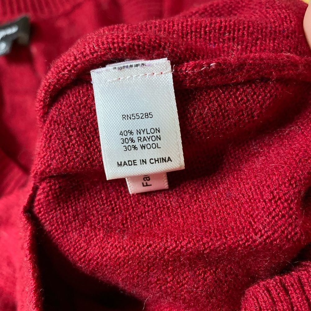Express Small Maroon Sweater - Picture 6 of 8